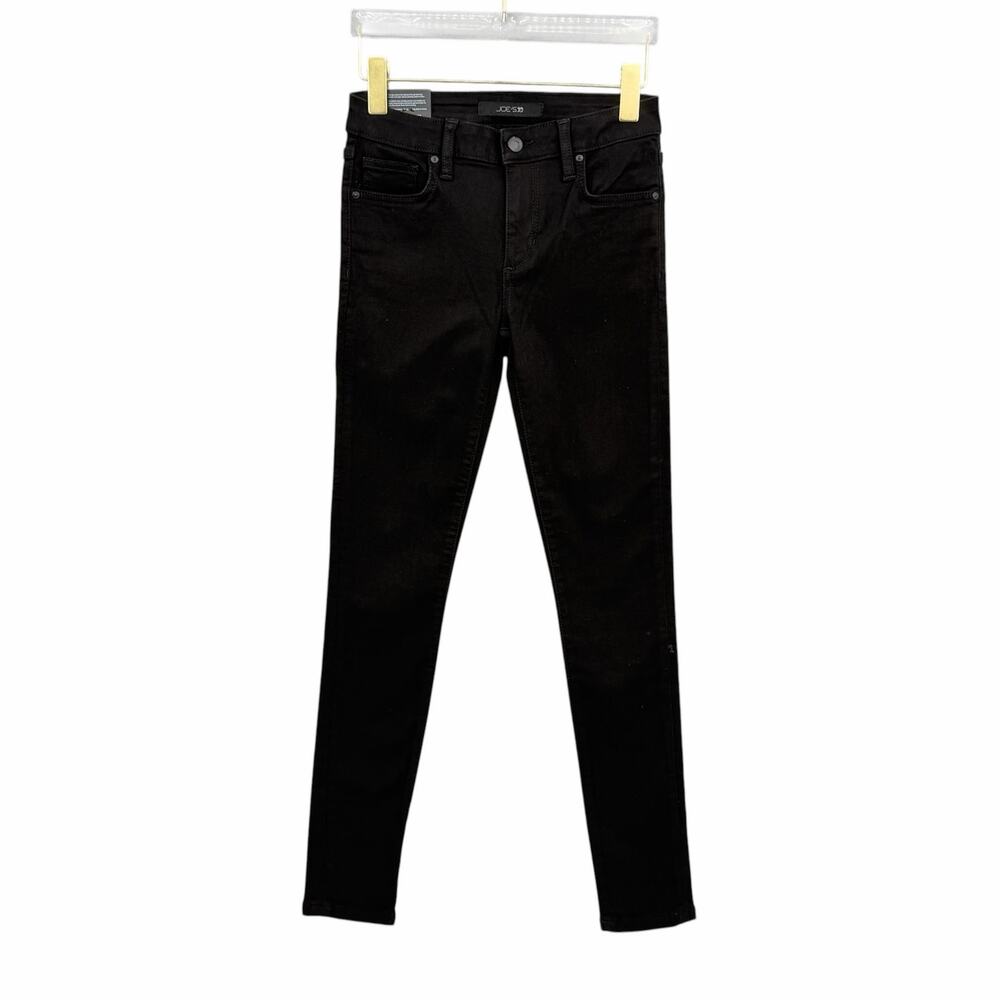 Joe’s NEW Flawless Black Skinny Ankle Mid Rise Classic Basic Staple Denim Jeans